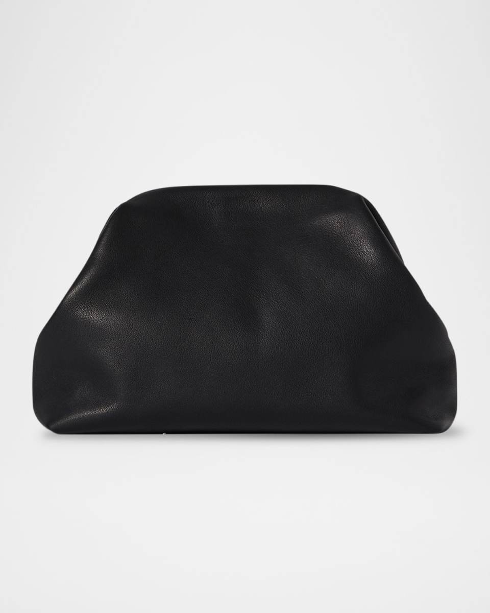 Mira Clutch Bag in Saddle Leather